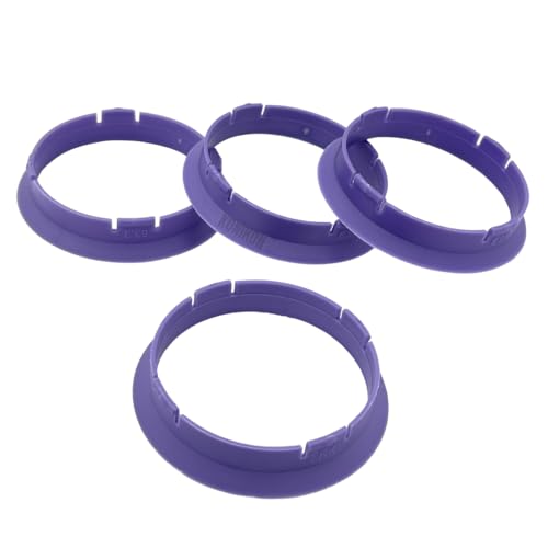 KONIKON Lot de 4 Anneaux de centrage pour Jantes Mauve 63,3 x 60,1 mm