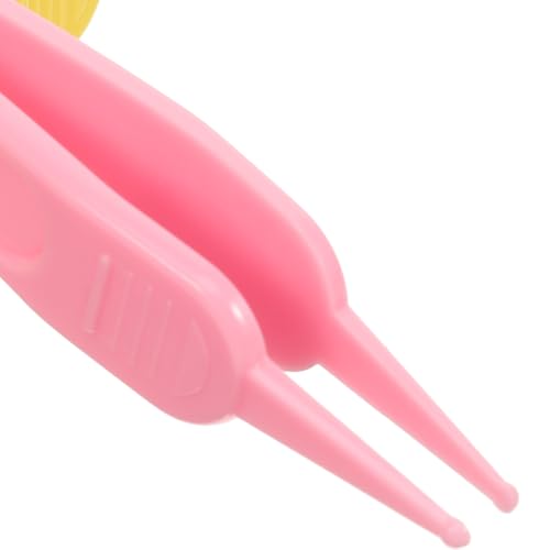 Image of LALAFINA Baby Nose Cleaner Precision Tweezers with Round Soft Tips Infant Booger Remover for Safe Nasal Care and Comfortable Breathing