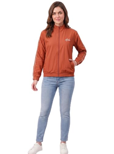 Image of Women Lightweight Jacket | Solid Casual Windcheater With 2 Pockets