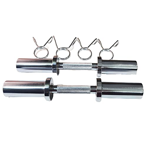 Olympic Dumbbell Handle Loadable Dumbbell Bars Fit 2 Inch Olympic Weight Plates Ideal For Home Gym Strength Training #TOP4