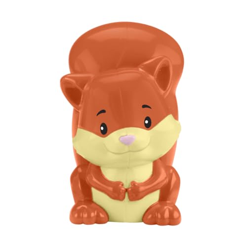 Figurine écureuil orange de rechange Fisher-Price Little People HWB29 pour maison poupée complète