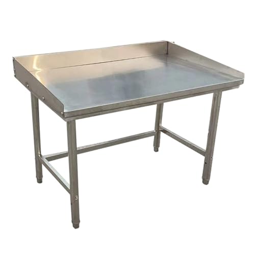 Mesa de preparación multifuncional con borde elevado evita caídas al amasar y picar 2