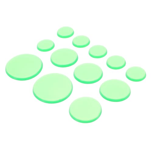ERINGOGO 12 pcs Self Adhesive Silicone Drum Mute Pads Drum Dampeners for Sound Control Easy to Apply