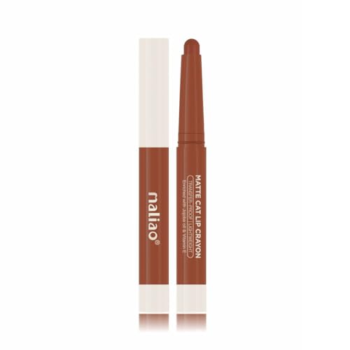 Image of Maliao Matte Cat Lip Crayon: Transfer-Proof & Lightweight (14-COFFEE)