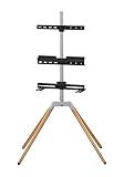 oneforall wm7476 one for all quadpod tv stand 70 360 grad light wm 7476