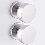 Sempro drehbare Türknäufe aus V2A Edelstahl ein Paar Türknöpfe für Innen- und Außenbereich