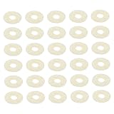 LRXIYODE 90 Stück Teiliges Weiße Filz Piano Washer Präzise Klavierregulierungs Werkzeuge Ersatz für Tastatur Balance und Reparatur Kompakt und Tragbar für Pianisten und Techniker