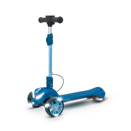 Patinete eléctrico niños 3 Ruedas OLSSON Glide Potencia 60W - 2000mAh - 8km autonomía - Velocidad máxima 6km/h - Plegable - Ruedas LED - Altura Regulable