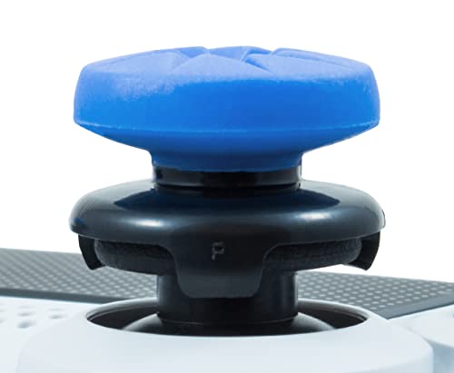 Kontrolfreek Fps Freek Edge For Playstation 4 (Ps4) And Playstation 5 (Ps5) | Performance Thumbsticks | 1 High-Rise Convex, 1 Low-Rise Convex | Blue #TOP1