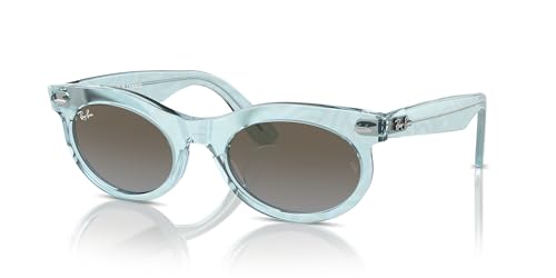 Ray-Ban RB2242 Wayfarer Oval Sunglasses, Photochromic Frame Waves Azure/Blue Gradient Brown, 53 mm - image 2