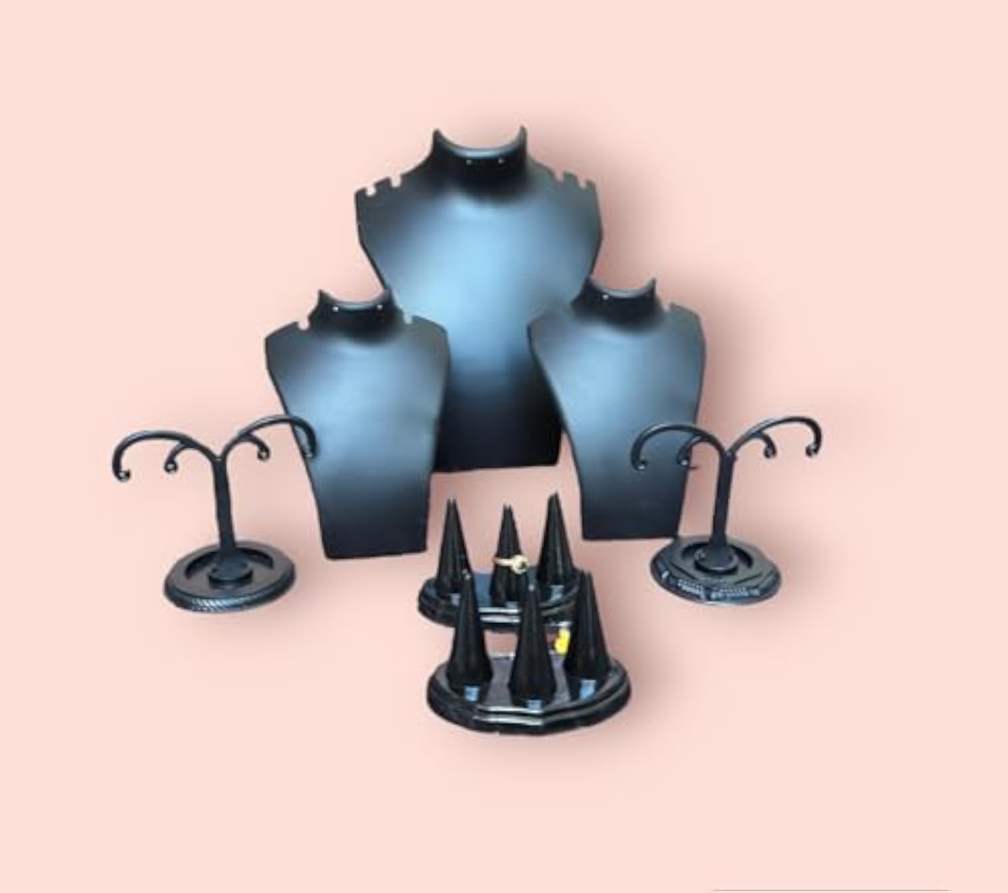 Necklace, Earring & Ring Dummy Combo Set Display Stand