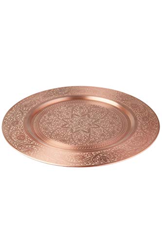 Marokkanischer Tisch Beistelltisch aus Metall Sule ø 40cm rund | Orientalischer runder Teetisch klein mit klappbaren… – Bild 6
