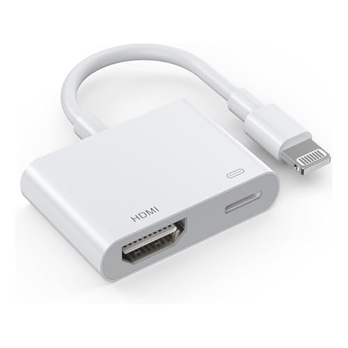 Lightning-to-HDMI-Cable-Apple-MFi-Certified-1080P-Digital-AV-HDMI-Adapter-for-iPhone-HD-Video-HDMI-Sync-Screen-Converter-Compatible-with-iPhone-14131211X8iPad-to-TVProjectorMonitor