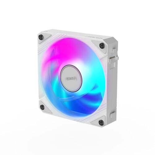 Image of AORUS EZ Chain Fan 120 ICE, 120mm Hydro Dynamic Bearing ARGB Computer Case Fan