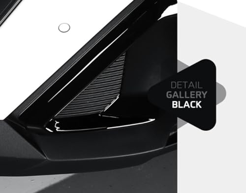 Cnaurda K206-M Gloss Black Abs Front Bumper Middle Mesh Cover Front Fog Light Lamp Cover Trim Compatible thumb #6