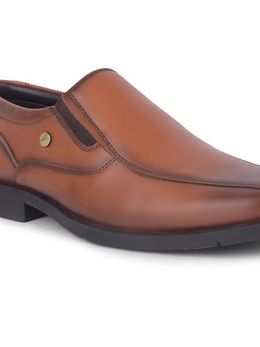 Image of Liberty Fortune Black & Tan Slip-On Moccasin Shoes for Men