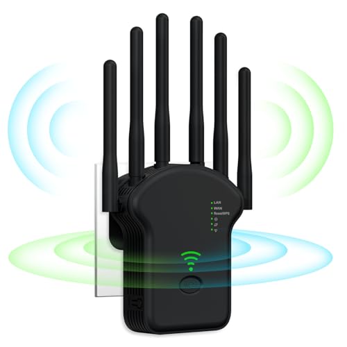 Repetidor WiFi con 6 Antenas y 2 Puertos Ethernet
