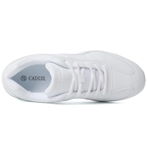 Image of CADIDL Cheer Shoes for Women Black Cheerleading Athletic Dance Shoes Girls Flats Tennis Walking Sneakers