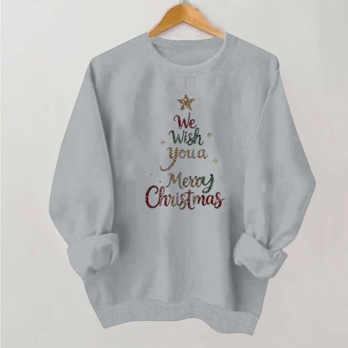 Christmas Sweatshirts for Women Long Sleeve Xmas Graphic shirts - image 5