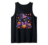 Photo Gallery witchy halloween graphic for women with labrador retriever canotta Photo Gallery witchy halloween graphic for women with labrador retriever canotta