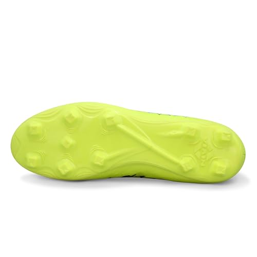 Image of Nivia Carbonite 7.0 pro Football Studs for Men, PVC Synthetic Leather Upper, High Shear Strength TPU Sole, Knitted Collar Rib