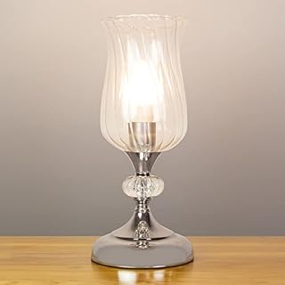 Anika 62519 Hurricane Table Lamp with Touch Activated Base / 3 Brightness Settings / Easy to Install Bulb / Chrome Effect Base / Mains Powered / 28 x 12.5cm