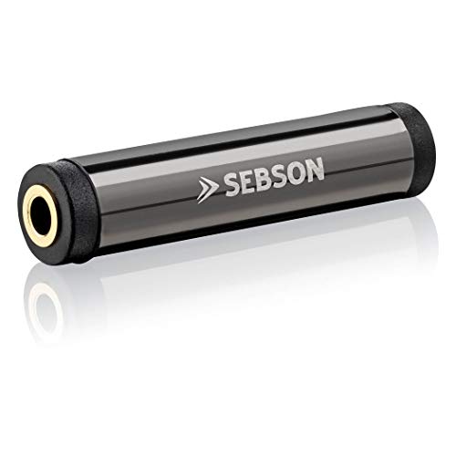 SEBSON Klinken Kupplung 3,5mm Stereo, weiblich/weiblich, AUX Verbinder/Adapter Buchse für Audio Kabel