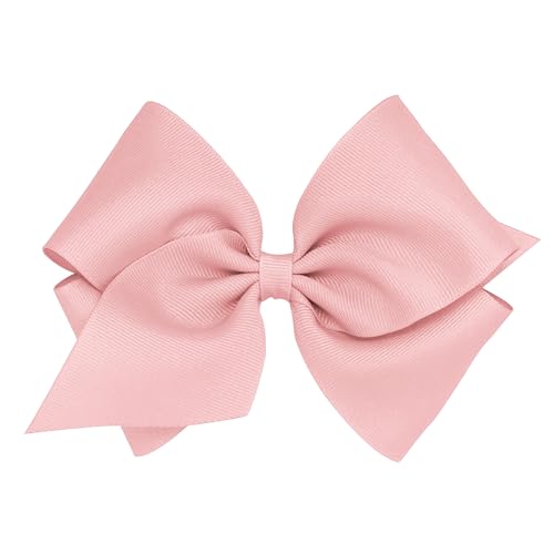Barrette antidérapante fille Wee Ones pince gros-grain WeeStay nœud cheveux fins et épais