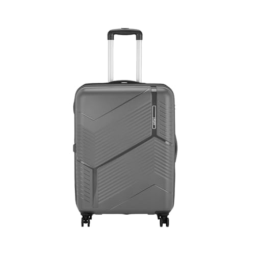 Image of Safari Carter Hard-Sided Polypropylene Medium Size Spinner Wheels Luggage Suitcase(67 cm, Grey)