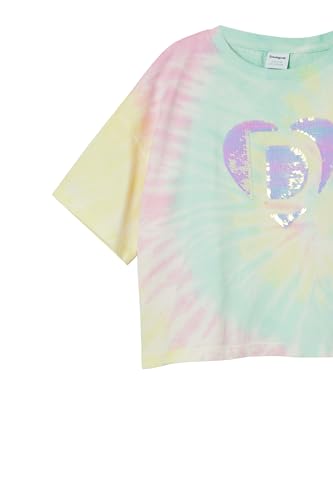 Image of Desigual Little Girl's Ribbed Daisy T-Shirt