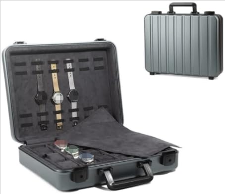 Boîte à montres YZCIS contre les rayures : coffret alu verrouillable et sûr