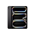 Apple iPad Pro 11'': Chip M4 Progettato per Apple Intelligence, display Ultra Retina XDR, 256GB, fotocamera frontale e posteriore da 12MP, Wi-Fi 6E, un giorno intero di batteria – Nero siderale