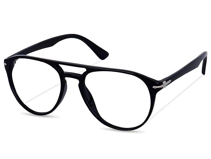 Image of La Casa De Papel Money heist Professor Glass Aviator Blue Light Blocking Glasses Anti Blue Ray Computer Screen Glasses Anti Glare Reduce Eyestrain Eyeglasses