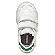 Geox B ECLYPER Boy A Sneaker, White/Green, 25 EU
