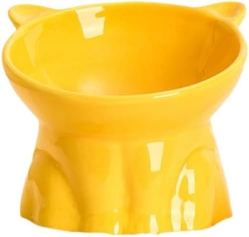 KOKUMONかわいいペットボウル セラミックボウル 紳士猫猫シリーズ かわいい猫ボウル 飲み猫ボウル キャットフードボウル 首の脊椎を保護 転倒防止猫ボウル ペット猫ボウル ボウル 皿 陶器ボウル ペットフードボウル 水ボウル 犬ボウル 猫ボウル 転倒防