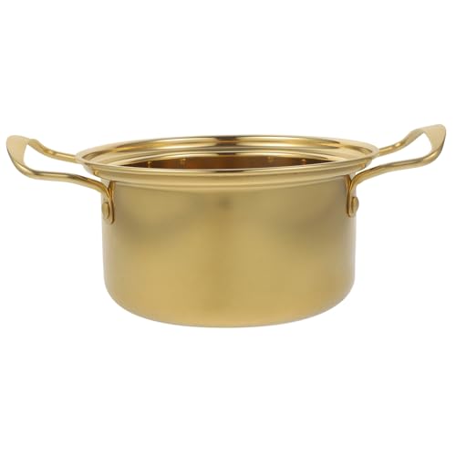 UTHCLO Olla de Cocina de Acero Inoxidable Multifunción para Leche Sopa y Fideos Resistente al Calor Desgaste para Uso Doméstico y Cocina Diaria