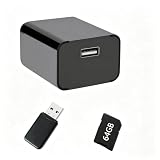 1080P USB Charger Camera Wall Charger Camera Mini Cameras (No WiFi) | Nanny...