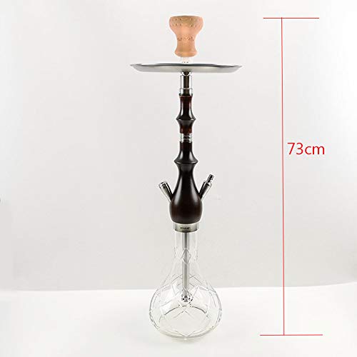 Mr. Hao 180cm1 Schlauch Edelstahl Wasserpfeife Shisha Glass Combo Kit – Bild 5