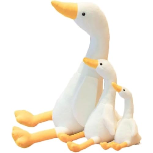 「Jiasemine」アヒルのぬいぐるみ アヒル かわいい動物 50/90/130/160/190CM 小さい 人気 子供 柔らかい/強い/丈夫な肌触り 良い厳選生地 室内装飾 彼女 おもちゃ お供 睡眠枕 誕生日プレゼント (190cm)