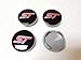 4PCS 54MM ST Racing Black RED Center Wheel HUB CAPS Emblem Cover CP9C-1A096-AA