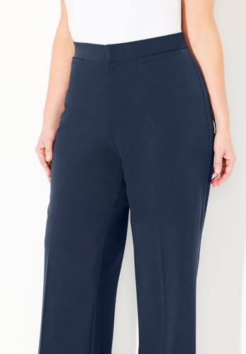 Catherines Women's Plus Size Right Fit Curvy Wide Leg Pant4
