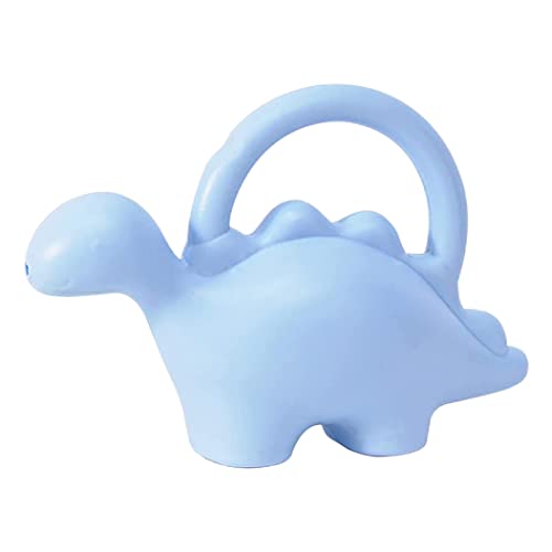 SunaOmni Regadera para animales, regadera para plantas, regadera de dinosaurio azul, pequeña y ligera, maceta de agua para jardín, cubo de riego, hervidor de agua, planta bonsái, herramienta de ducha