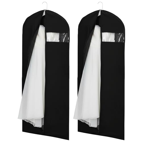 Kimmama Dress Bag for Gown (Black 2XL(60x165cm))