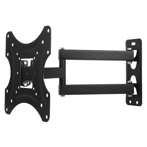 Support mural pour téléviseur inclinable Amosfun en fer noir pour moniteur d'angle