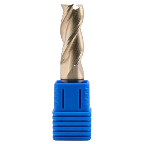 Image of 5 /8 inch 3 Flute Solid Carbide Square End Mill for Aluminum, ZrN Coated | 37 Degree Helix, 3 Flute, 5 /8 inch Cutting Diameter, 5 /8 inch Shank Diameter, 1-5 /8 inch Length of Cut, 3-1 /2 inch Overall Length