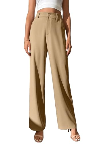 Image of Elendra Women Lycra - Bootcut Trousers Pant Wide Leg