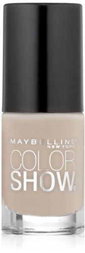 Maybelline New York Color Show Nail Lacquer, Go Nude, 0.23 Fluid Ounce