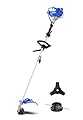 WILD BADGER POWER 26cc Weed Wacker Gas Powered, 3 in 1 String Trimmer/Edger 17'' with 10'' Brush Cutter,Rubber Handle & Shoulder Strap Included
