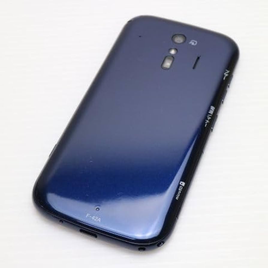 Amazon | F-42A らくらくスマートフォン ネイビー | 富士通