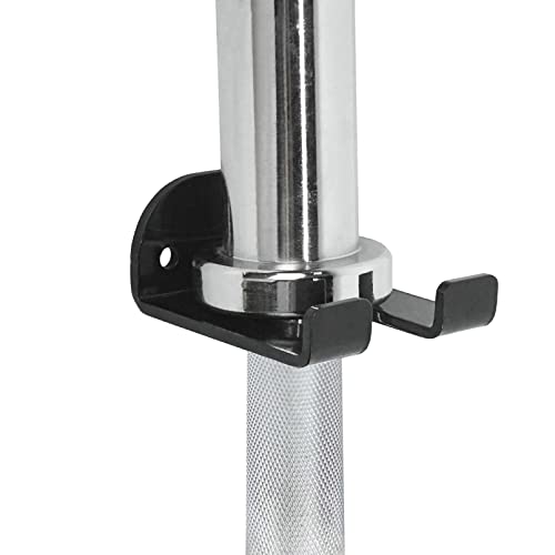 Luwint Barbell Holder Wall Mount, Vertical Olympic Single Bar Hanger Storage Rack